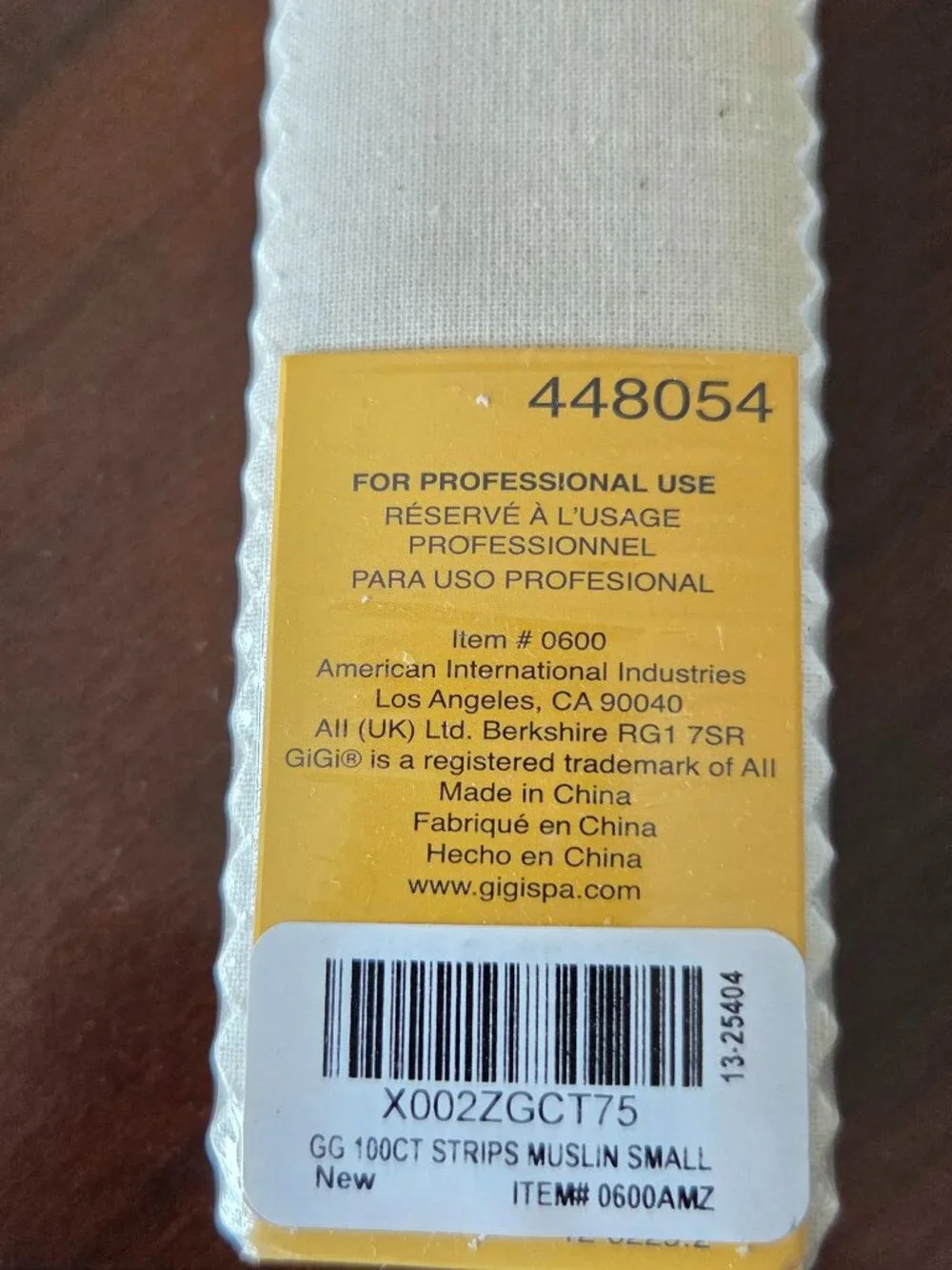 Gigi natural muslin